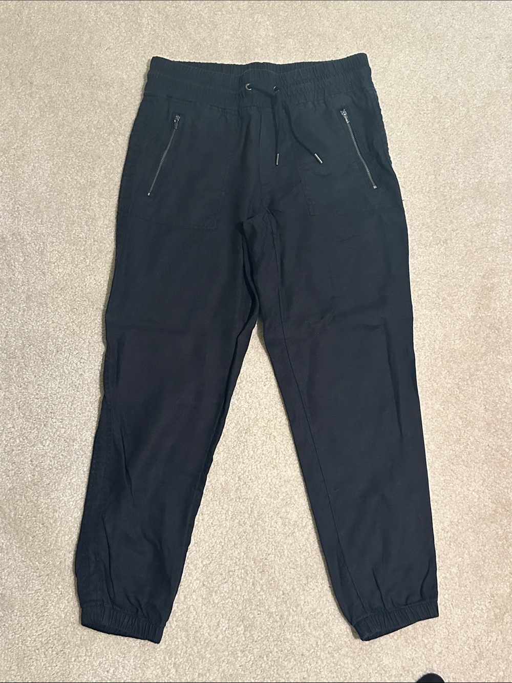 Athleta Black Women's Zip Pocket Joggers